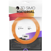 Sada Vláken pro 3D Tiskárny 3D Simo ABS – oranžová, černá, bíla (1.75mm)  gallery main image