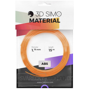 Sada Vláken pro 3D Tiskárny 3D Simo ABS – oranžová, černá, bíla (1.75mm) 