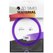 Sada Vláken pro 3D Tiskárny 3D Simo ABS – Transparentní zelená, žlutá, lila (1.75mm)  Náhled
