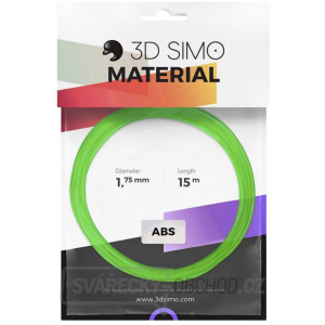 Sada Vláken pro 3D Tiskárny 3D Simo ABS – Transparentní zelená, žlutá, lila (1.75mm) 