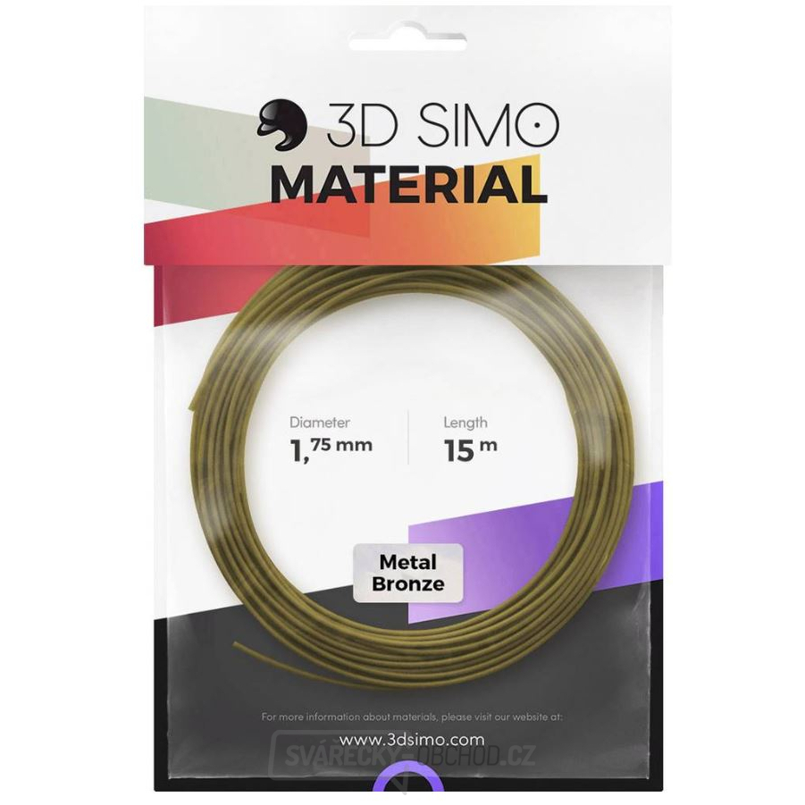Vlákno pro 3D Tiskárny 3D Simo – Bronzová (1.75mm)