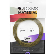 Vlákno pro 3D Tiskárny 3D Simo – Bronzová (1.75mm) gallery main image