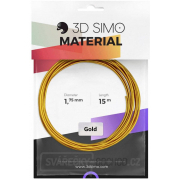 Vlákno pro 3D Tiskárny 3D Simo – Zlatá (1.75mm)  gallery main image
