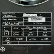 Sherman Svářecí Invertor MMA 200 + kabely náhled