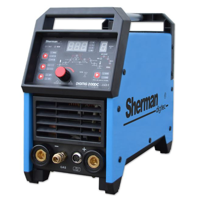 Sherman Svářecí Invertor DIGITIG 200DC + Hořák + kabely + plynová hadice + sada vybavení