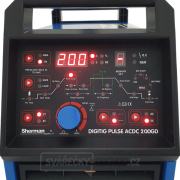 Sherman Svářecí Invertor DIGITIG 200GD AC/DC pulse + Hořák + kabely Sherman Svářecí Invertor DIGITIG 200GD AC/DC pulse + Hořák + kabely náhled