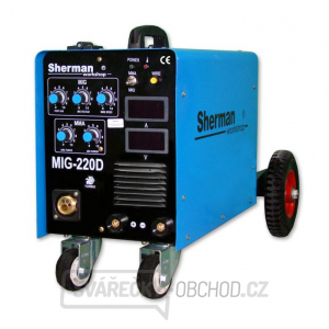 Sherman Poloautomatická svářečka MIG 220D + Hořák + kabely