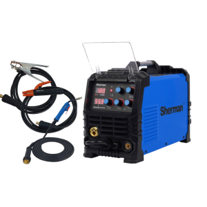 Sherman Poloautomatická Svářečka DualMIG 210 S4 + Hořák + kabely
