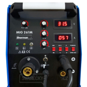 Sherman Invertorová Svářečka MIG 261M/4R + Hořák + Zemnící kabel náhled