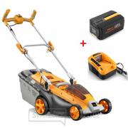 Riwall Akumulátorová travní sekačka bez pojezdu 40 V RALM 3740i gallery main image