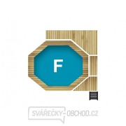 bazén KARIBU 4,0 x 4,0 m F1 (83429) náhled