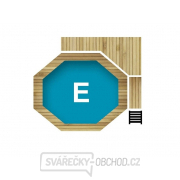 bazén KARIBU 4,0 x 4,0 m E1 (83428) náhled