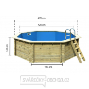 bazén KARIBU 4,7 x 4,7 m A2 SUPERIOR (91851) Náhled