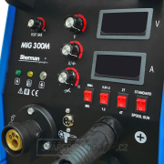 Sherman Invertorová svářečka MIG 300M/4R + Hořák + kabely + Štít + kladivo s kartáčem náhled