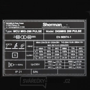 Sherman Invertorová Svářečka DIGIMIG 200 Pulse + Hořák + Kabely náhled