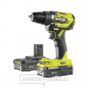 Ryobi R18DD5-220S aku bezuhlíkový 18 V šroubovák/vrtačka + 2x 2Ah baterie + nabíječka ONE+ gallery main image