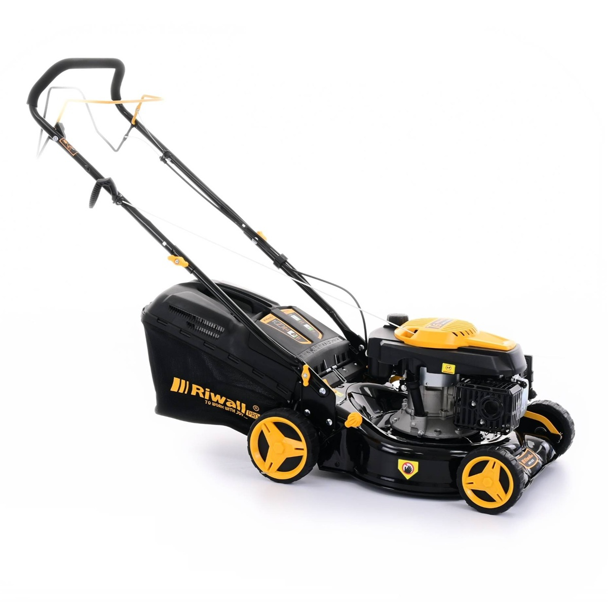 Benzínová sekačka na trávu s pojezdem Riwall PRO RPM 4235 3v1  Náhled