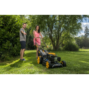 Benzínová sekačka na trávu Riwall PRO RPM 5355 4v1 s pojezdem  Náhled