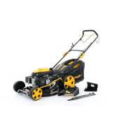 Benzínová sekačka na trávu Riwall PRO RPM 5355 4v1 s pojezdem  náhled