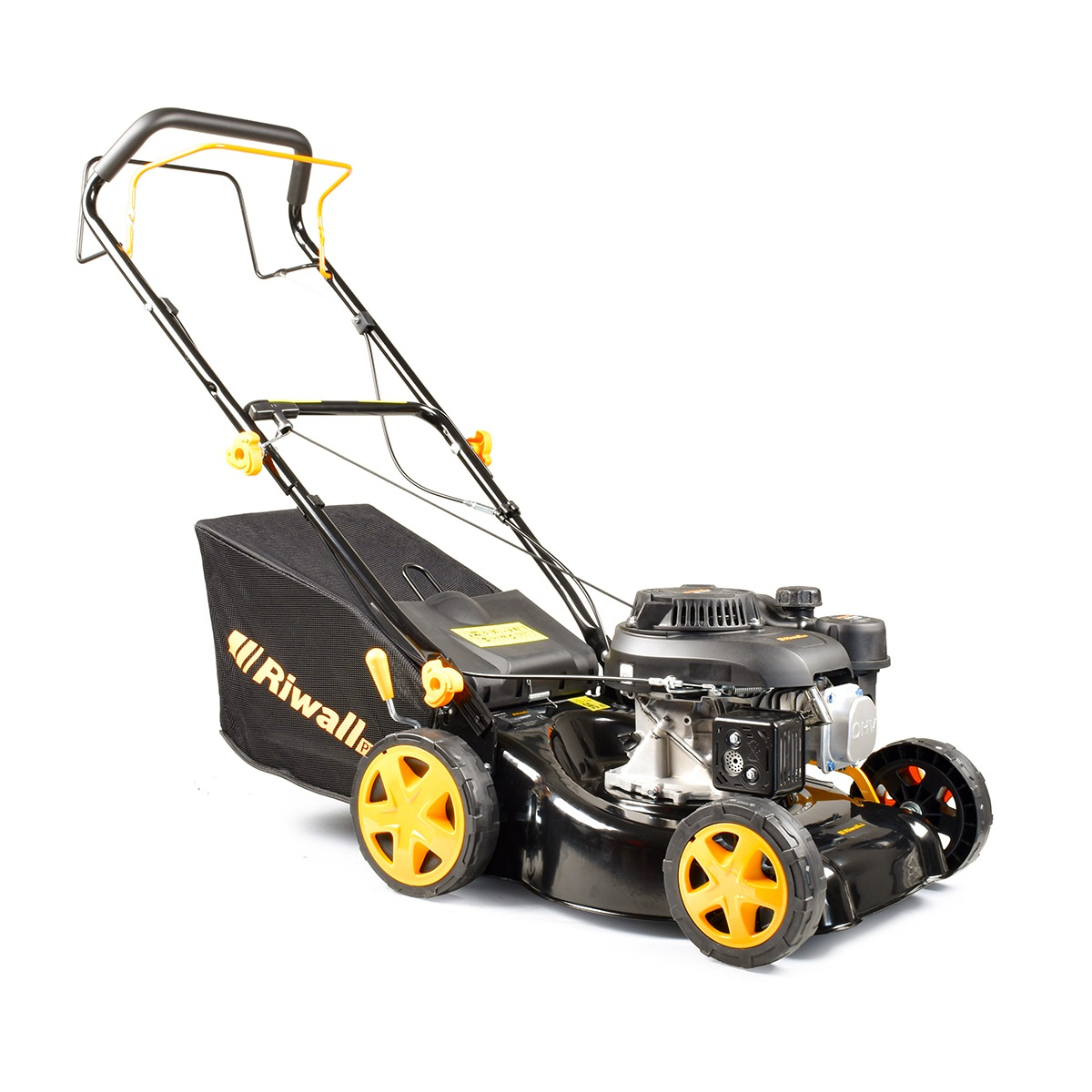 Benzínová sekačka na trávu Riwall PRO RPM 4234 2v1 s pojezdem PM12B2001078A