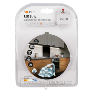 Solight LED světelný pás s testrem, 5m,  sada s 12V adaptérem, 4,8W/m, IP20, studená bílá náhled