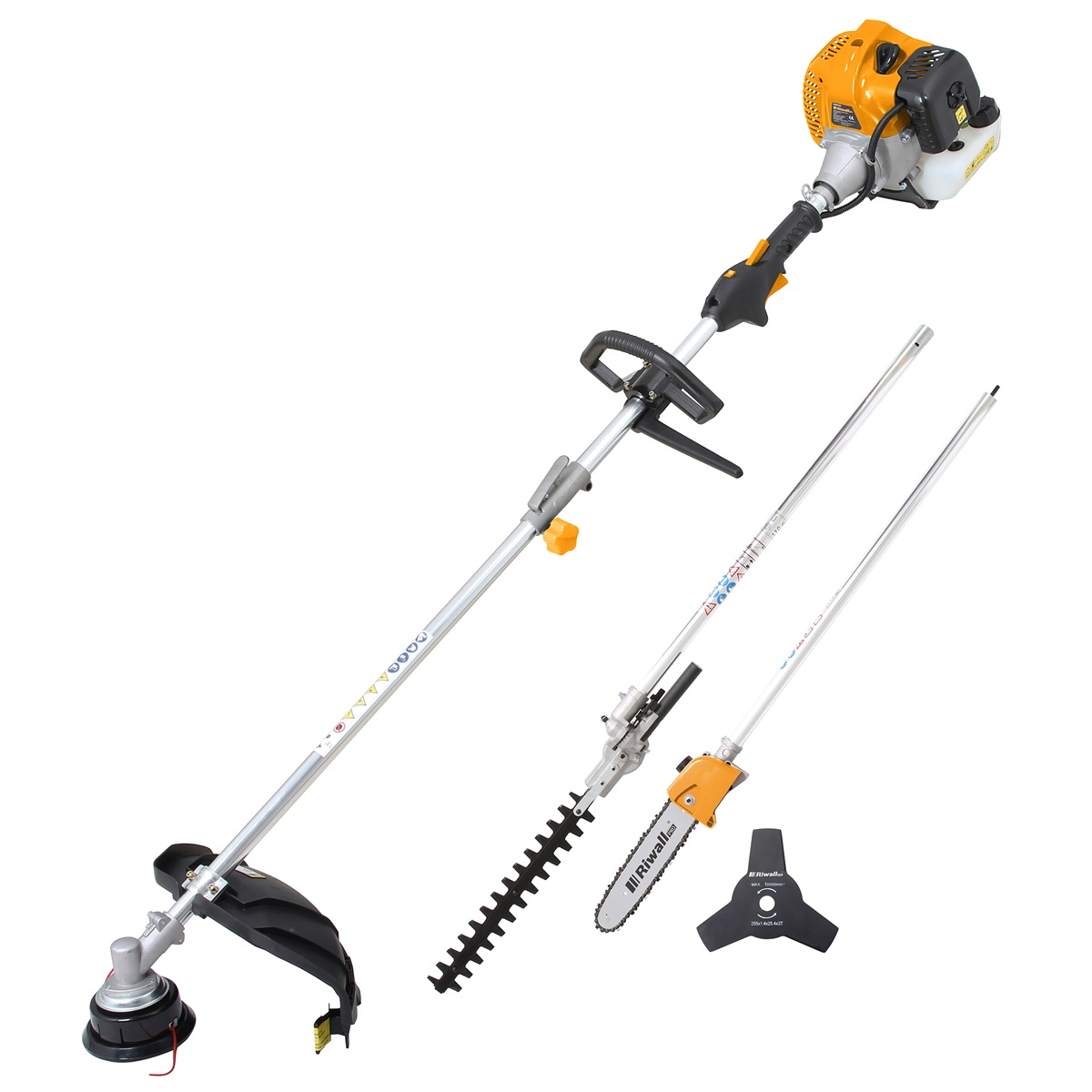 Levně Riwall PRO RPMT 520 multifunkční křovinořez s benzinovým motorem 4 v 1 PB41A2001095B