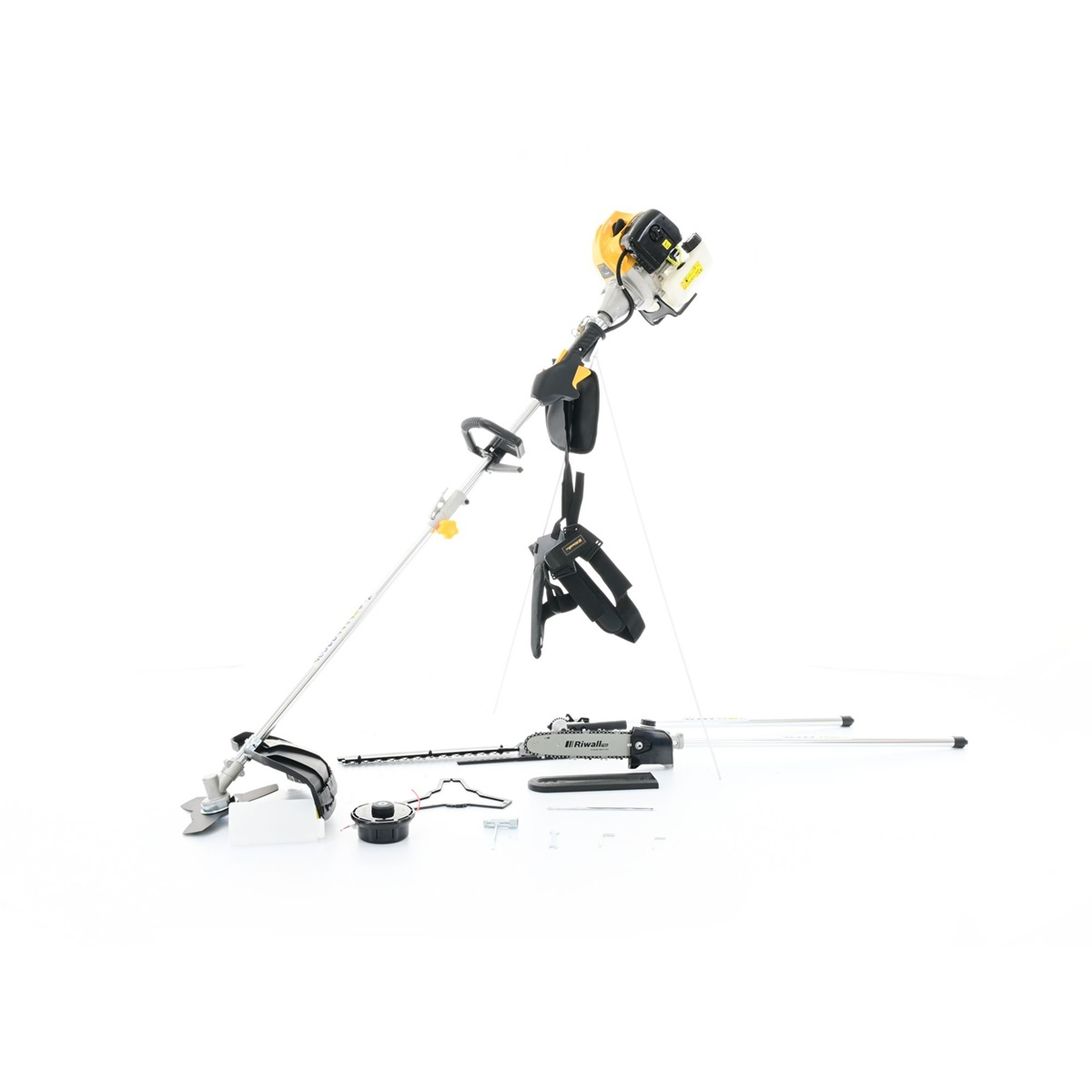 Riwall PRO RPMT 520 multifunkční křovinořez s benzinovým motorem 4 v 1 Náhled