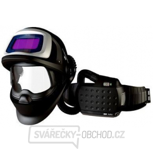 3M™ Speedglas™ Svářečská kukla 9100 FX Air s kazetou 9100X a jednotkou 3M™Adflo™ gallery main image