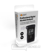 Solight alkohol tester, profesionální Fuel Cell, 0,0 - 4,0‰ BAC,citlivost 0,008‰ Náhled