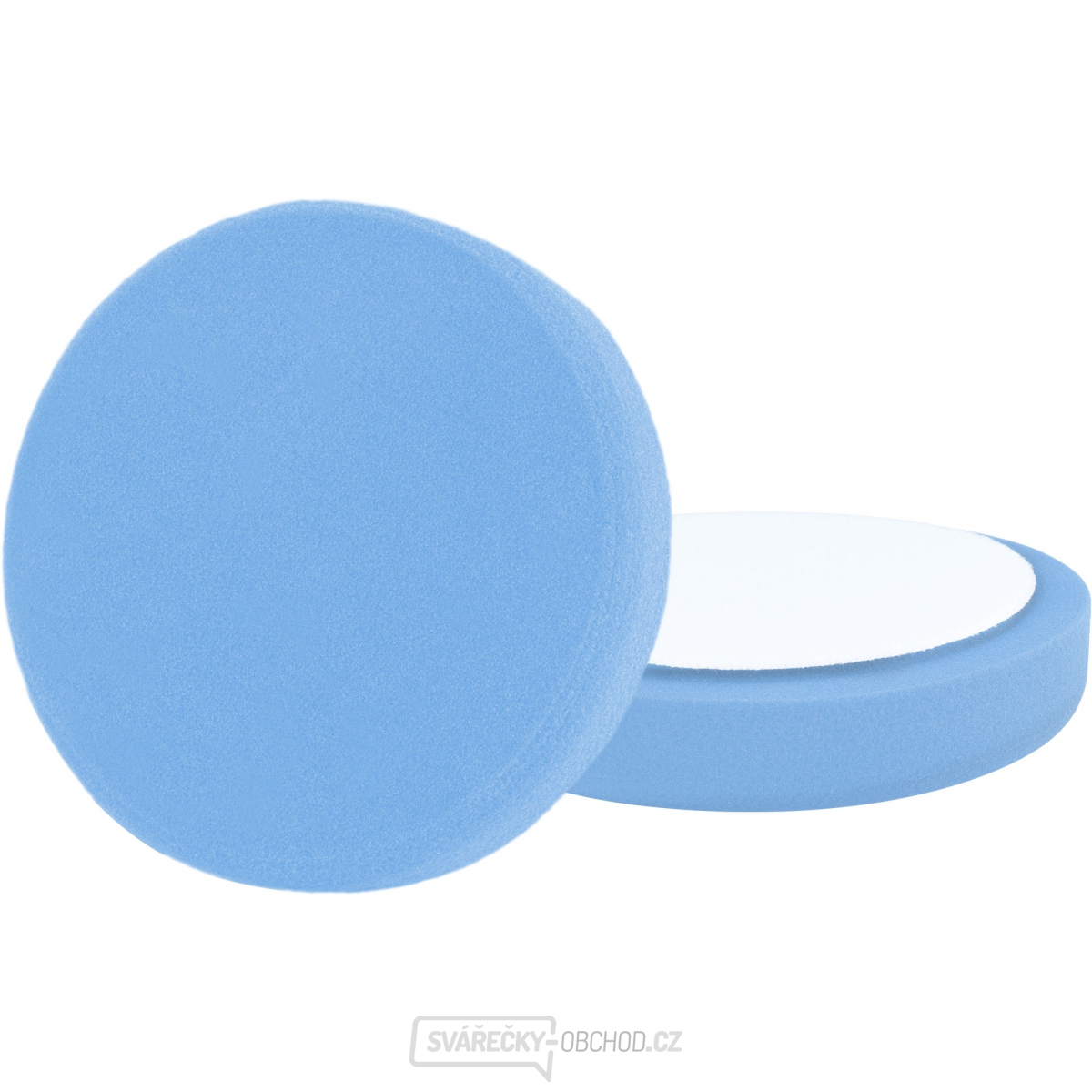 Kotouč leštící pěnový, T60, modrý, ∅200x30mm, suchý zip ∅180mm