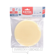 Kotouč leštící pěnový, T80, žlutý, ∅200x30mm, suchý zip ∅180mm Náhled