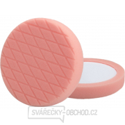 Kotouč leštící pěnový, diamantový vzor, T40, oranžový, ∅180x35mm, zapuštěný suchý zip ∅150mm Kotouč leštící pěnový, diamantový vzor, T40, oranžový, ∅180x35mm, zapuštěný suchý zip ∅150mm gallery main image