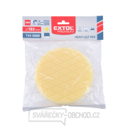 Kotouč leštící pěnový, diamantový vzor, T80, žlutý, ∅180x35mm, zapuštěný suchý zip ∅150mm Náhled