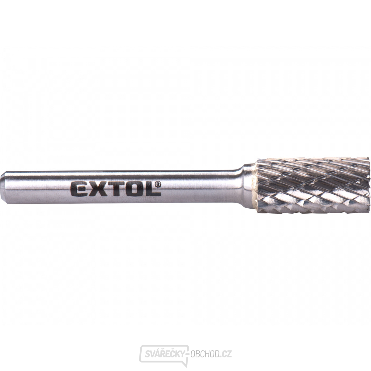 Fréza karbidová, válcová s čelním ozubením, pr.10x20mm/stopka 6mm,sek střední(double-cut) Fréza karbidová, válcová s čelním ozubením, pr.10x20mm/stopka 6mm,sek střední(double-cut) gallery main image