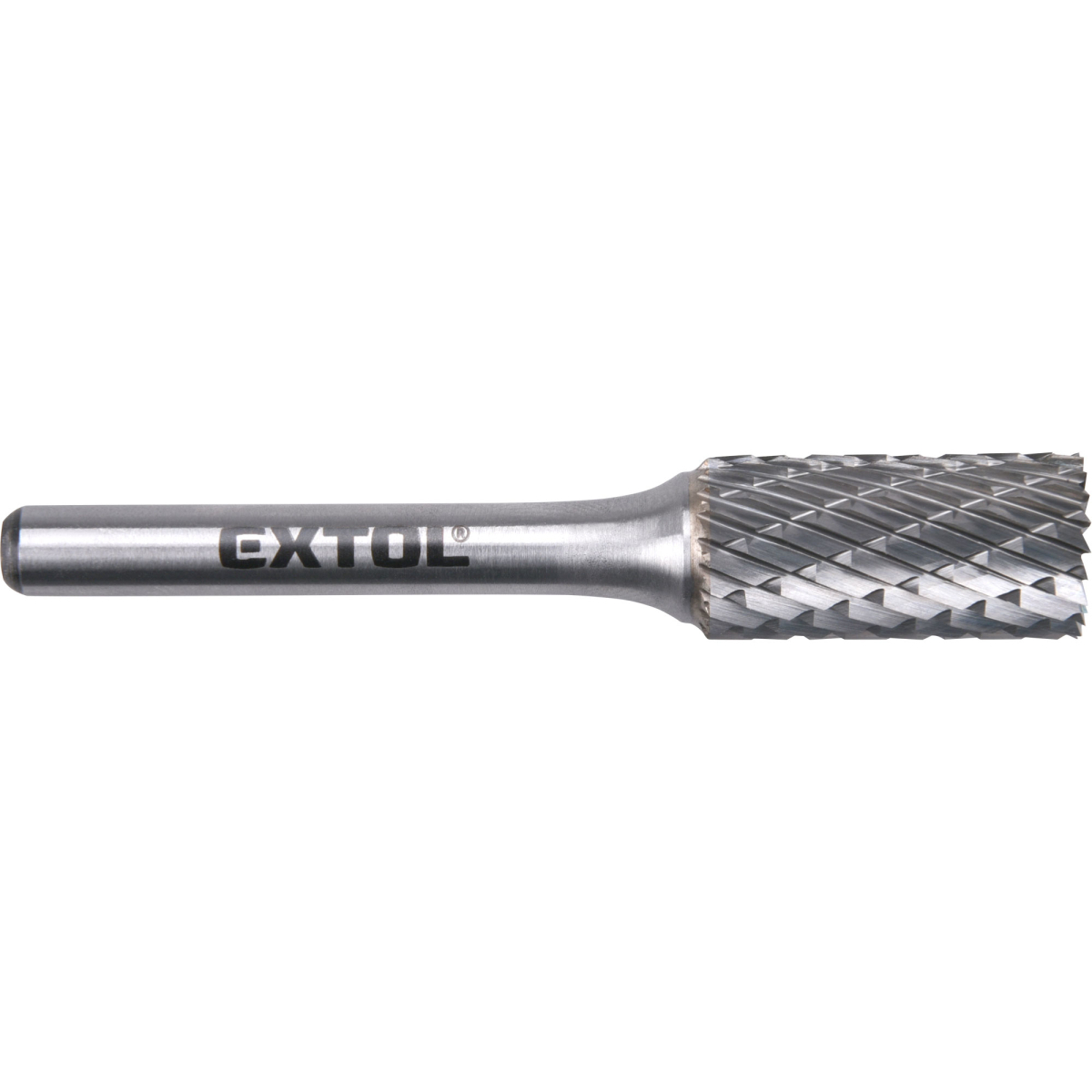 Levně Fréza karbidová, válcová s čelním ozubením, pr.12x25mm/stopka 6mm,sek střední(double-cut) 8703715