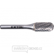 Fréza karbidová, válcová s kulovým čelem, pr.12x25mm/stopka 6mm,sek střední(double-cut) Fréza karbidová, válcová s kulovým čelem, pr.12x25mm/stopka 6mm,sek střední(double-cut) gallery main image