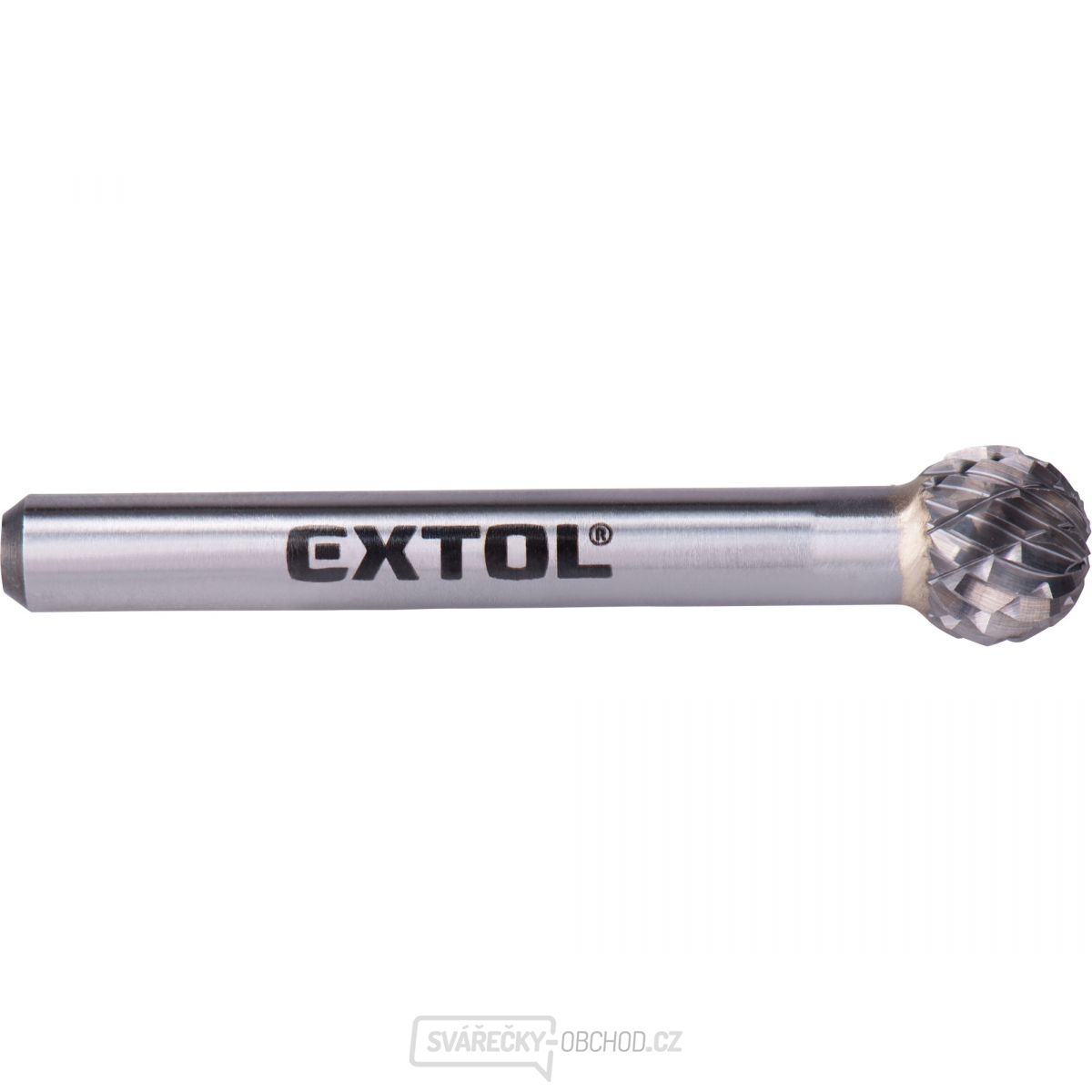 Fréza karbidová, kulová, pr.10mm/stopka 6mm,sek střední(double-cut) Fréza karbidová, kulová, pr.10mm/stopka 6mm,sek střední(double-cut) gallery main image