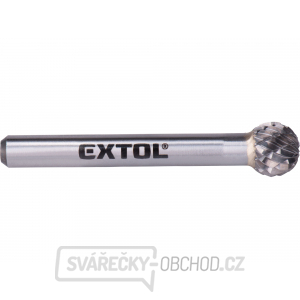 Fréza karbidová, kulová, pr.10mm/stopka 6mm,sek střední(double-cut) Fréza karbidová, kulová, pr.10mm/stopka 6mm,sek střední(double-cut) gallery main image