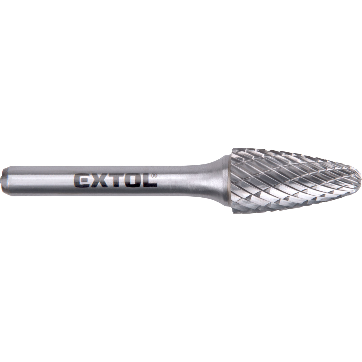 Levně Fréza karbidová, kulatý oblouk, pr.12x25mm/stopka 6mm,sek střední(double-cut) 8703755
