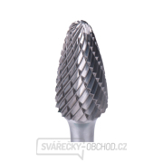 Fréza karbidová, kulatý oblouk, pr.12x25mm/stopka 6mm,sek střední(double-cut) Náhled