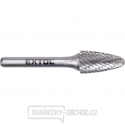 Fréza karbidová, kulatý oblouk, pr.12x25mm/stopka 6mm,sek střední(double-cut) Fréza karbidová, kulatý oblouk, pr.12x25mm/stopka 6mm,sek střední(double-cut) gallery main image