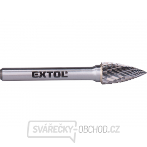 Fréza karbidová, ostrý oblouk, pr.10x20mm/stopka 6mm,sek střední(double-cut) Fréza karbidová, ostrý oblouk, pr.10x20mm/stopka 6mm,sek střední(double-cut) gallery main image