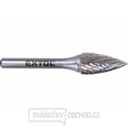 Fréza karbidová, ostrý oblouk, pr.12x25mm/stopka 6mm,sek střední(double-cut) Fréza karbidová, ostrý oblouk, pr.12x25mm/stopka 6mm,sek střední(double-cut) gallery main image