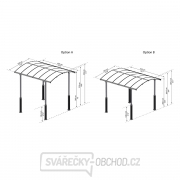 Palram Arcadia Alpine Kit sada 2 noh na zvýšení přístřešků řady Arcadia náhled