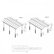 Palram Arcadia Alpine Kit sada 2 noh na zvýšení přístřešků řady Arcadia náhled