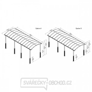 Palram Arcadia Alpine Kit sada 2 noh na zvýšení přístřešků řady Arcadia náhled