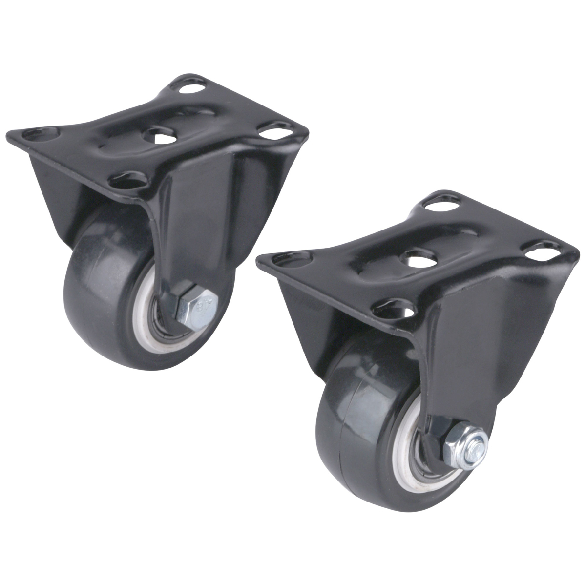 Levně Kolečka pevná s PVC obručí, sada 2ks, průměr 40mm 8856012