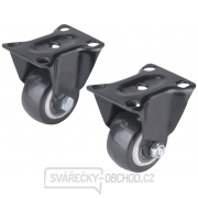 Kolečka pevná s PVC obručí, sada 2ks, průměr 40mm Kolečka pevná s PVC obručí, sada 2ks, průměr 40mm gallery main image