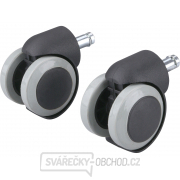 Kolečka otočná s PU obručí, sada 2ks, průměr 50mm, čep 11mm Kolečka otočná s PU obručí, sada 2ks, průměr 50mm, čep 11mm gallery main image