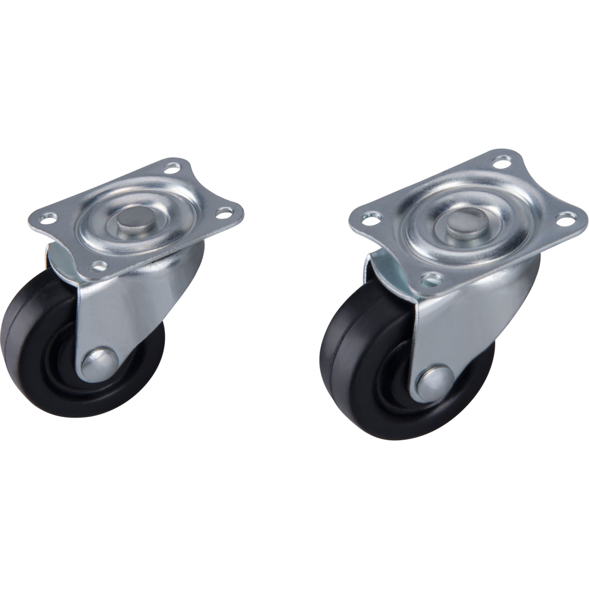 Levně EXTOL CRAFT Kolečka otočná z tvrdé pryže, sada 2ks, průměr 40mm 956011